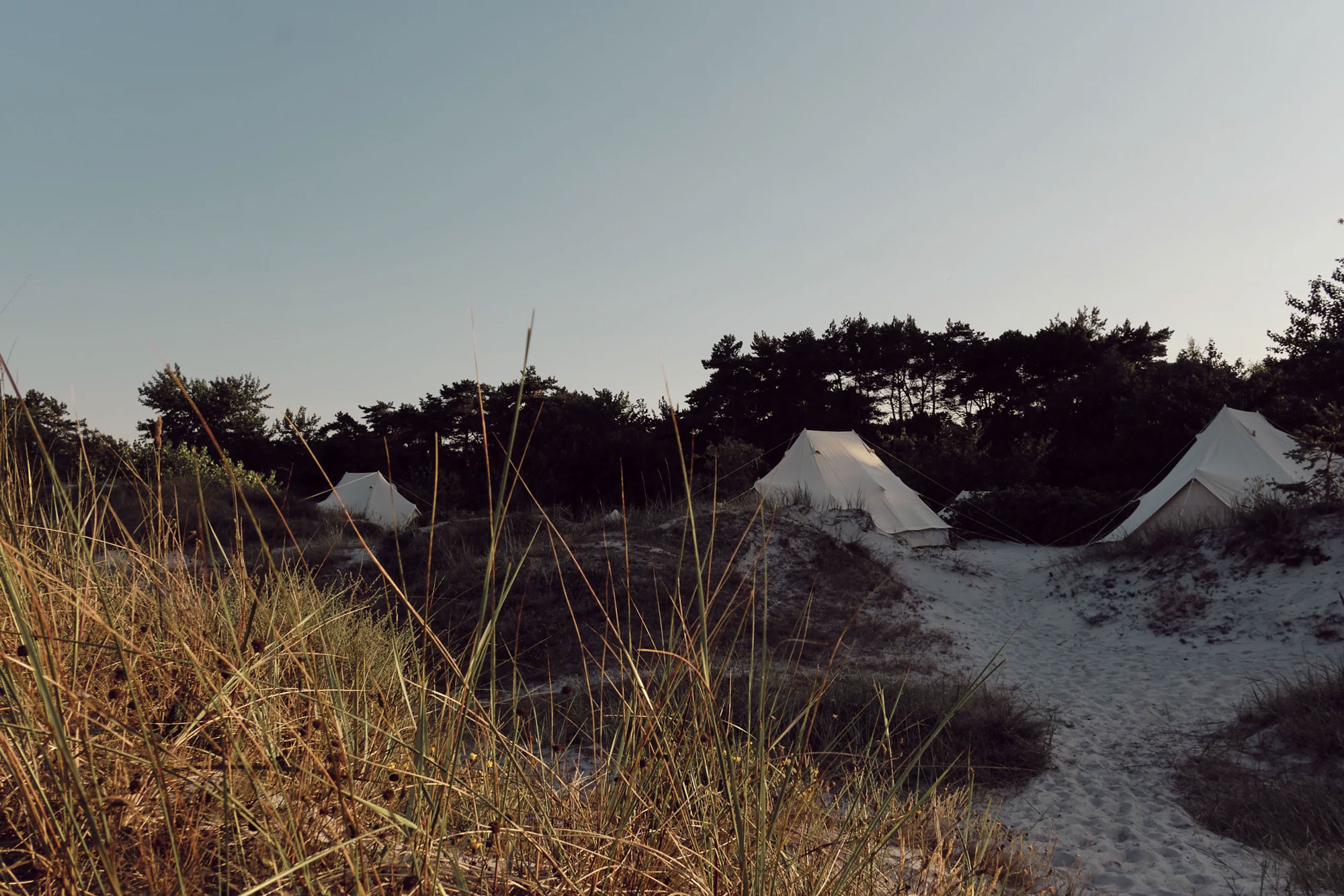 Eco Beach Camp Nexø Bornholm Denmark glamping tent